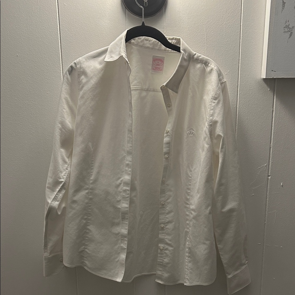 Brooks Brothers White Button Down Shirt